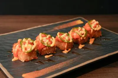 Crispy Rice Salmon-min