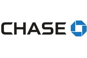 Chase bank logo, links to chase bank store page.
