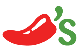 Chilis logo, links to Chilis store page.