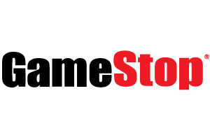 gamestop logo, links to gamestop store page.