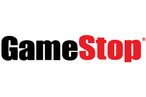 gamestop logo, links to gamestop store page.