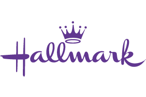 Hallmark logo, links to Hallmark store page.