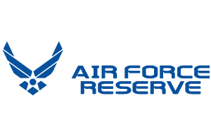 Air Force reserve logo, links to Air Force reserve store page.