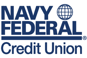 navy federal credit union logo, links to navy federal store page.