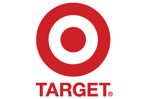 target logo, links to target store page.