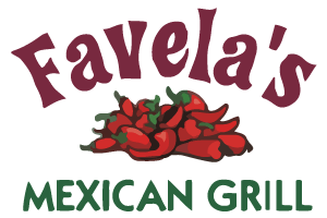 Favelas mexican restaurant logo, links to favelas store page.