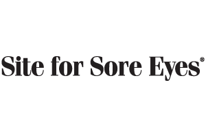 site for sore eyes logo, links to site for sore eyes store page.