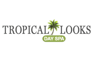 tropical looks day spa logo, links to tropical looks store page.