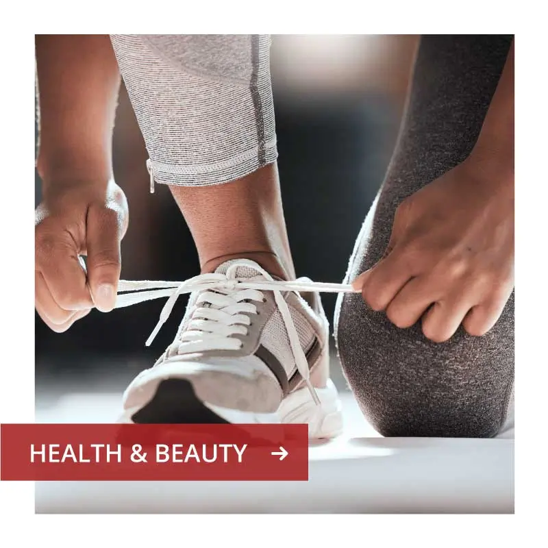 Health and Beauty tile, links to directory